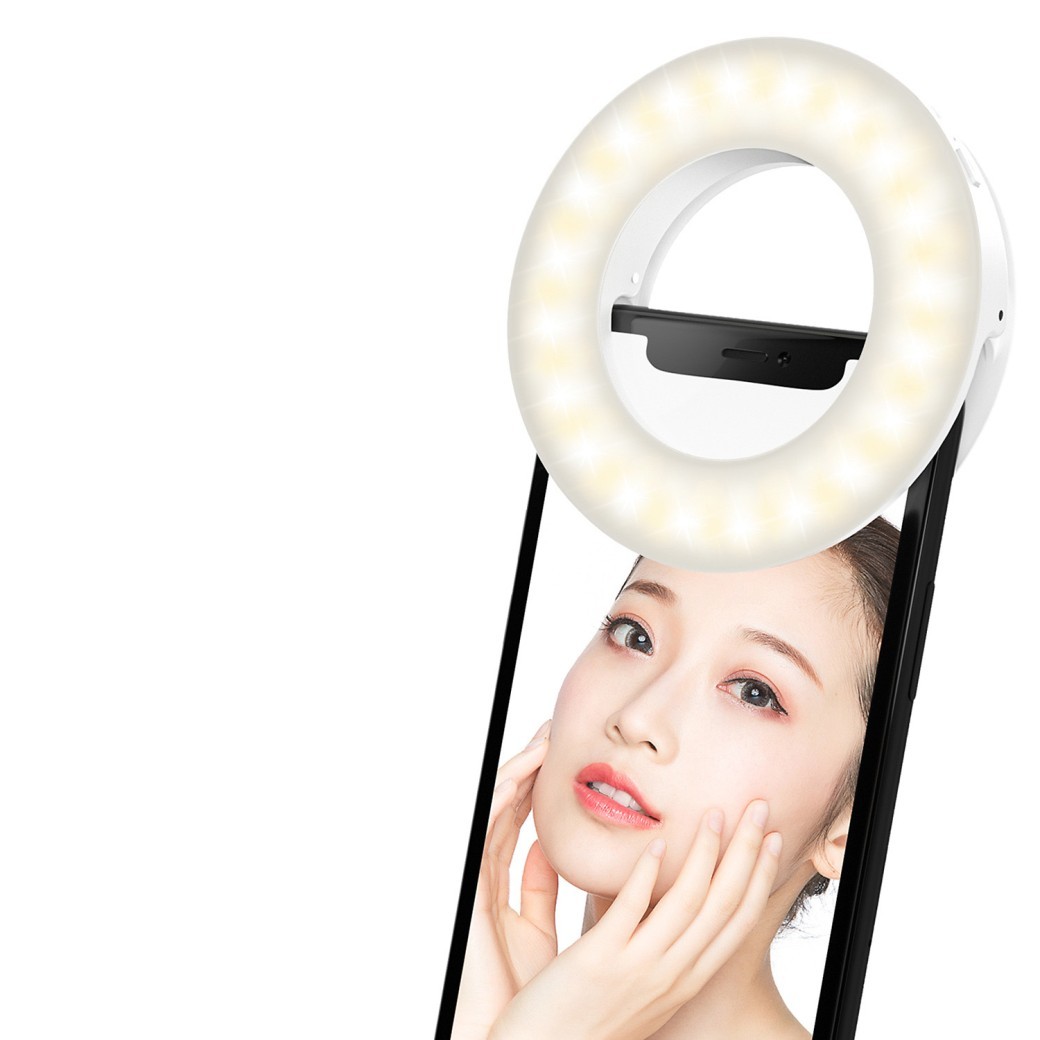 Luz de relleno LED en vivo, luz de selfie, artefacto de luz de relleno