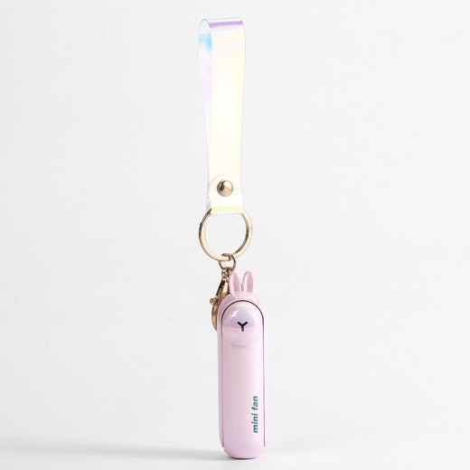 Ventilador portátil pequeño USB con llavero silencioso para oficina