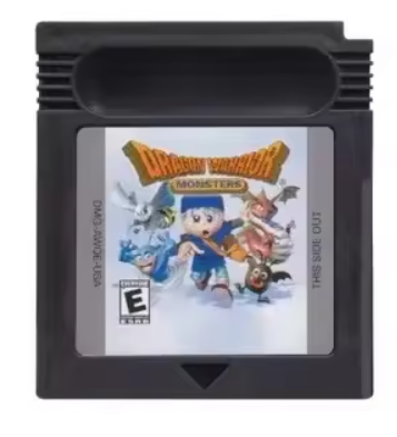 Cartucho de juego GBC de 16 bits para consola de videojuegos, tarjeta Grimaces Birthday Dragon Ninjack Creepy Black Fan Made for GBC