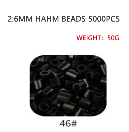 2,6 mm/5000 piezas/bolsa Hama Beads Perler DIY Kids Iron Beads Fuse Handmade Gift Children Toy