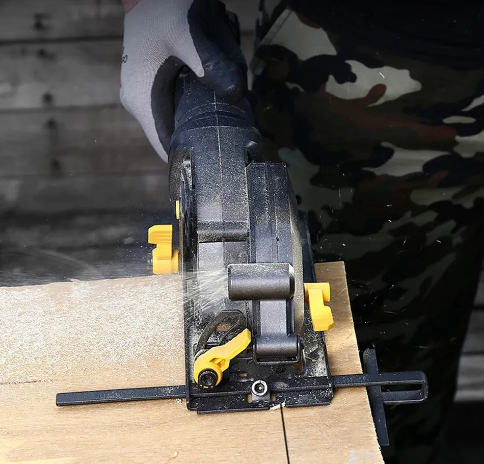 Mini sierra eléctrica, sierra circular láser pequeña