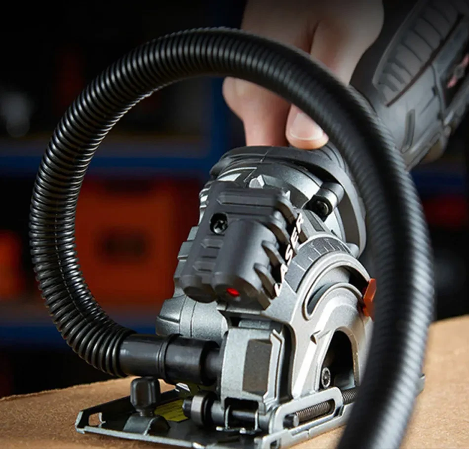 Mini sierra eléctrica, sierra circular láser pequeña