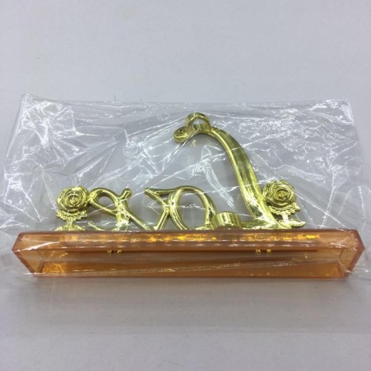 Regalo de rosa dorada