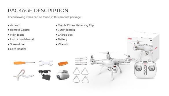 Dron RC Syma X8 Pro con cámara FPV GPS HD