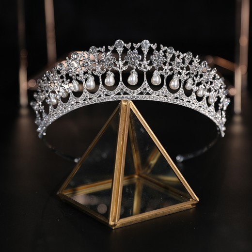 Aleación galvanizada eléctrica de diamante perla exquisita novia