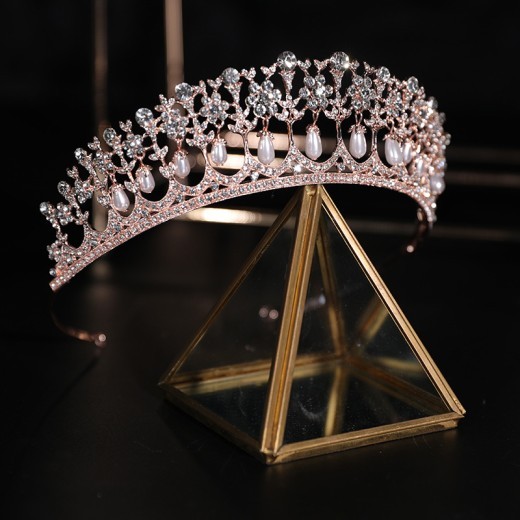Aleación galvanizada eléctrica de diamante perla exquisita novia