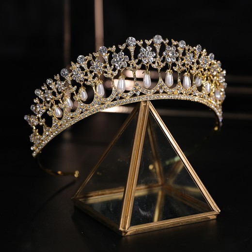 Aleación galvanizada eléctrica de diamante perla exquisita novia