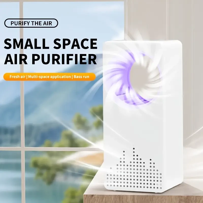 Purificador de aire USB compacto para espacios pequeños