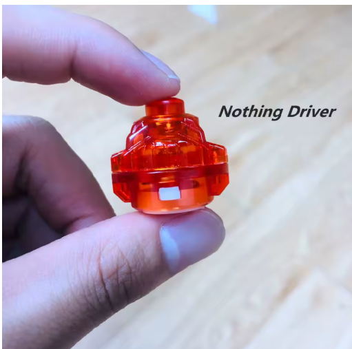 1 pieza de juguetes de peonza Nothing Red Driver para niños