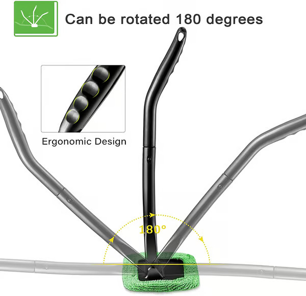 Limpiador de parabrisas de microfibra para coche