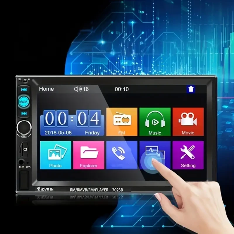 Pantalla táctil HD de 7 pulgadas para coche