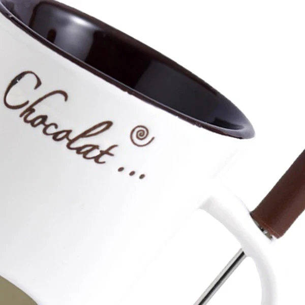 Taza de cerámica multifuncional para fondue