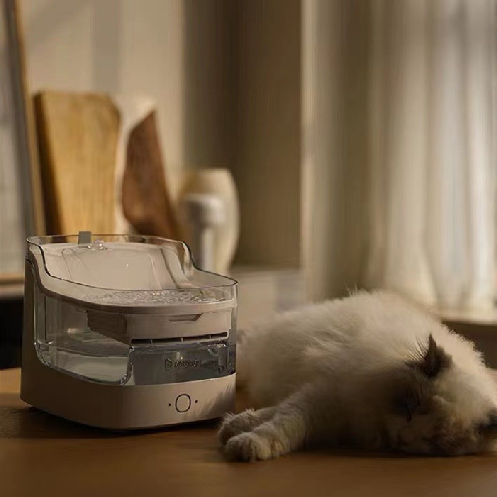 Dispensador de agua para mascotas con filtración automática inteligente de agua viva
