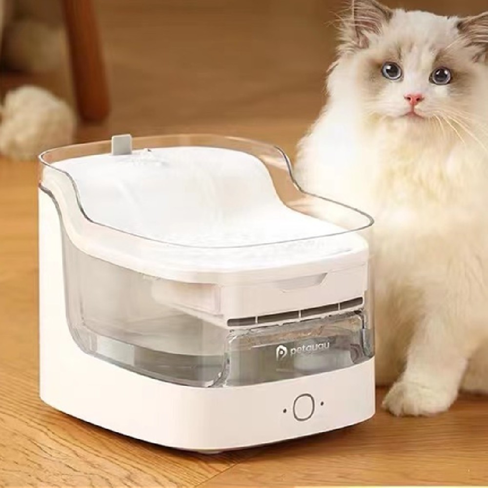 Dispensador de agua para mascotas con filtración automática inteligente de agua viva