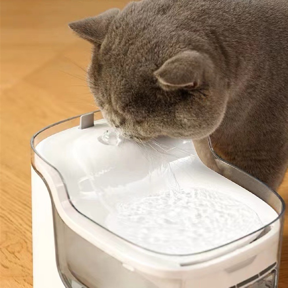 Dispensador de agua para mascotas con filtración automática inteligente de agua viva