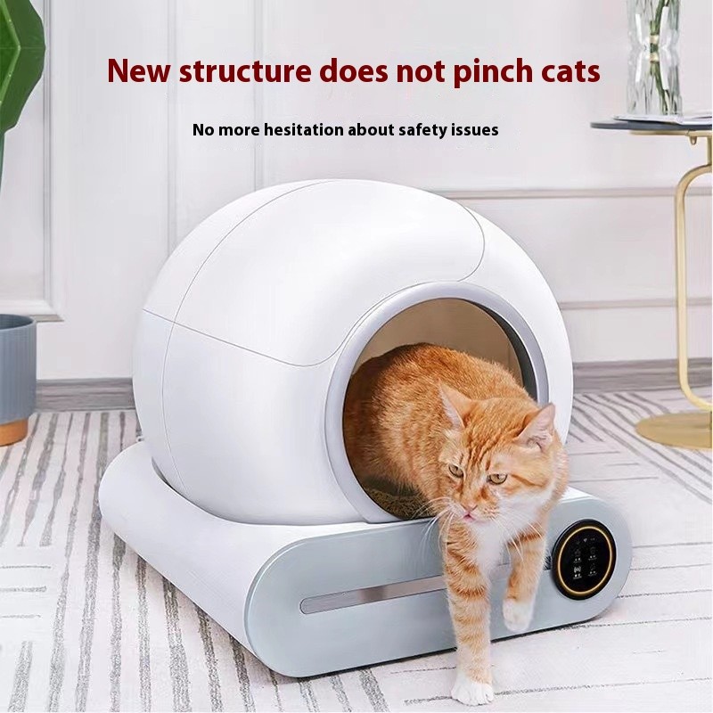 Caja de arena automática para gatos, inodoro inteligente, recogedor de excrementos