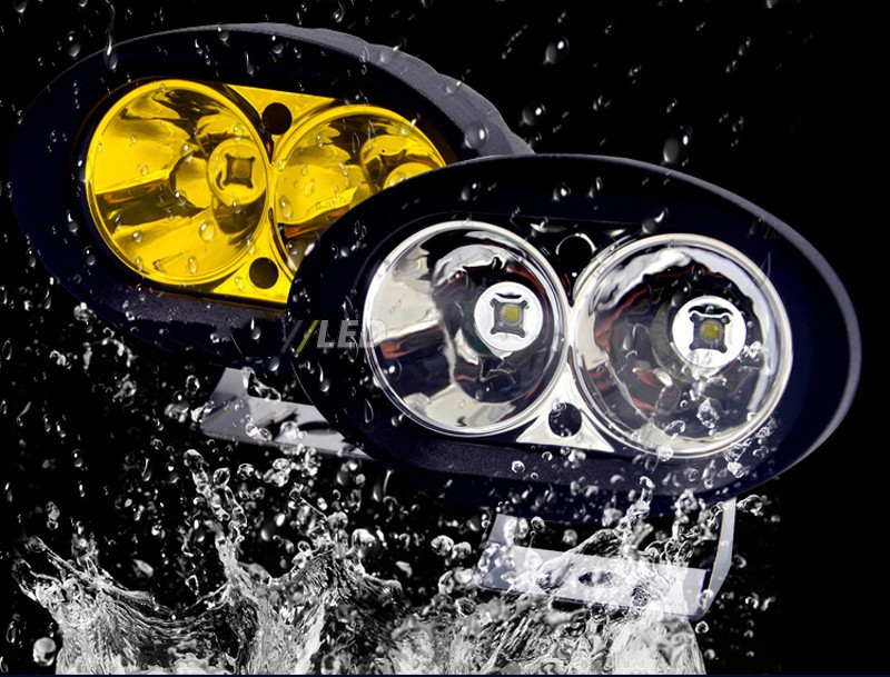 Venta directa de faros LED para motocicletas y coches eléctricos con batería.