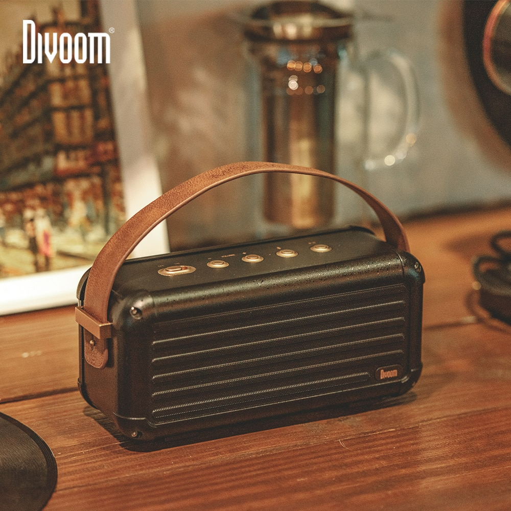 Altavoz Bluetooth inalámbrico Dianyin Mocha Retro Life