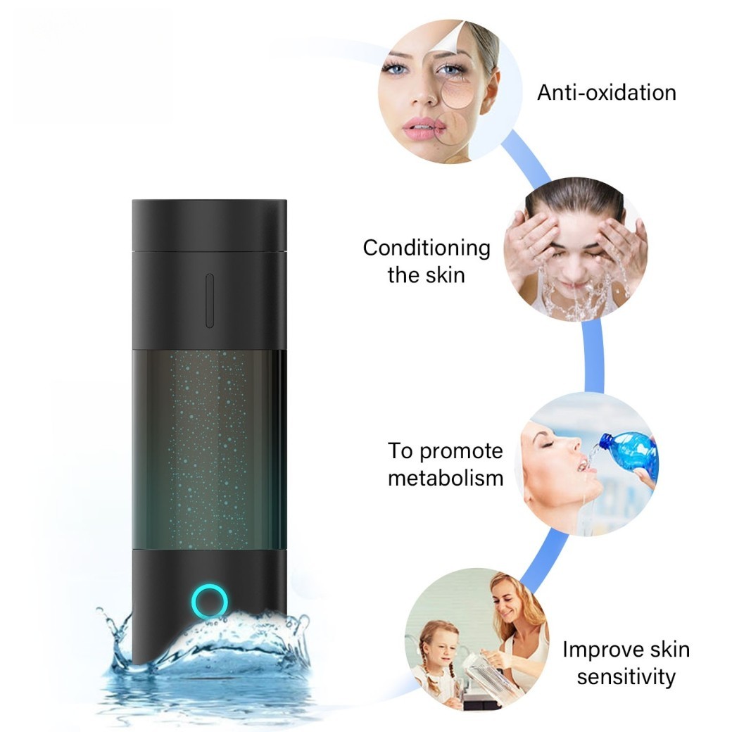Membrana molecular negativa, alta concentración, microelectrólisis, belleza, agua rica en hidrógeno, taza de agua hervida