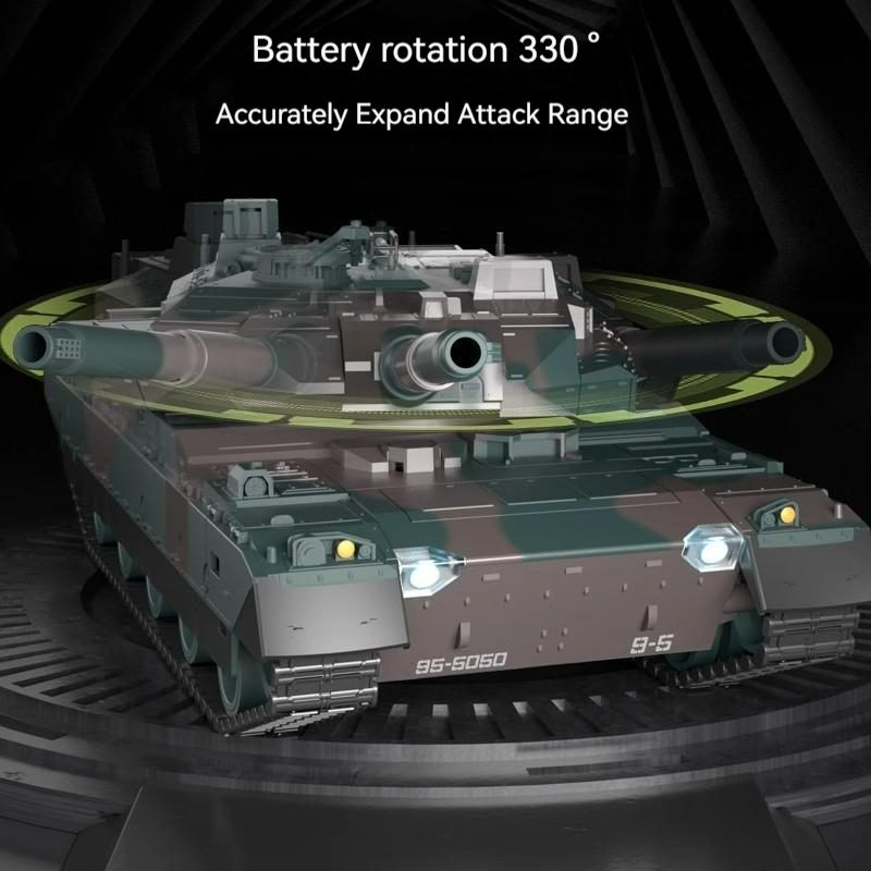 Tanque, Tanque RC, Tanque de Control Remoto, 12 canales, Verde Ejército.