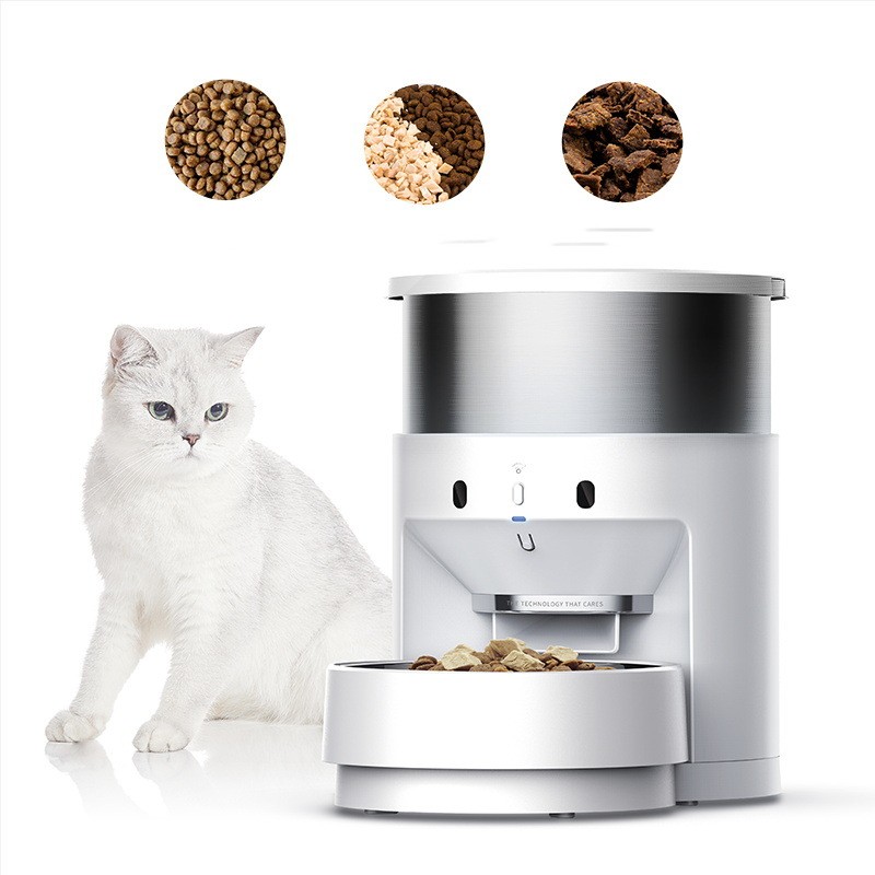 Comedero planetario inteligente para gatos y perros, máquina de alimentación automática con temporizador para mascotas, alimentación grande.