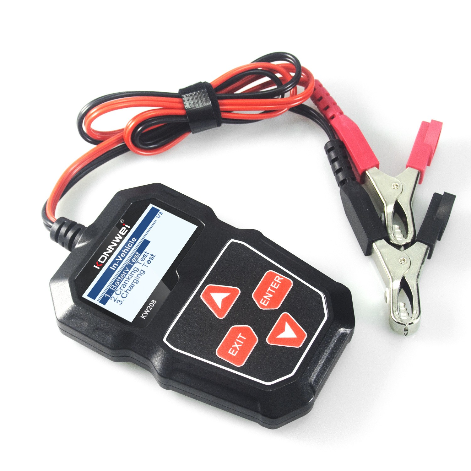 Comprobador de resistencia de batería de coche Konnwei Kw208