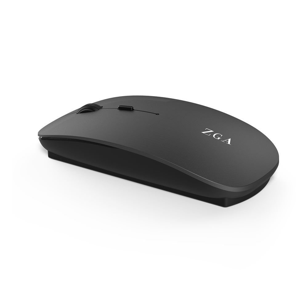 Ratón, negro. Inalámbrico.