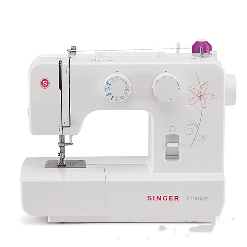 Máquina de coser automática multifunción de pedal para el hogar, de escritorio, con overlock