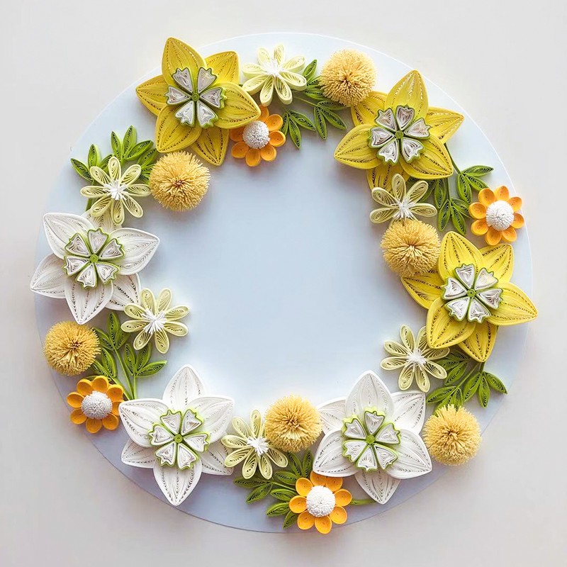 Pintura de papel acolchado: manualidades creativas hechas a mano