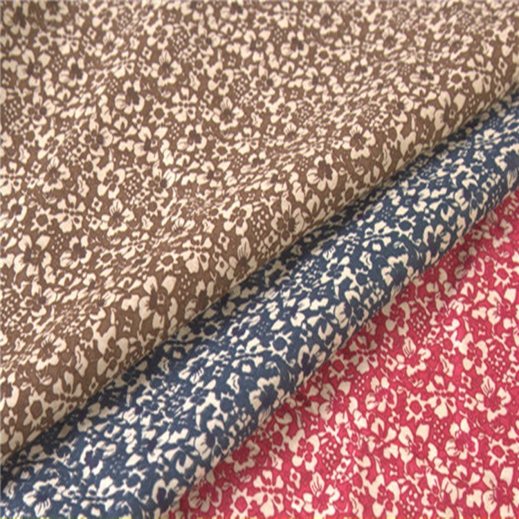 Tela de algodón estampada con pequeñas flores para pijamas, juguetes, zapatos, ropa, falda, tela interior