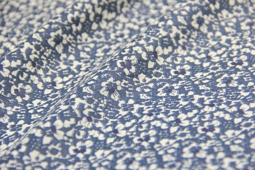 Tela de algodón estampada con pequeñas flores para pijamas, juguetes, zapatos, ropa, falda, tela interior