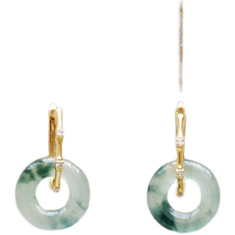 Anillo de seguridad para articulaciones de bambú con clip para la oreja, combinable con todo