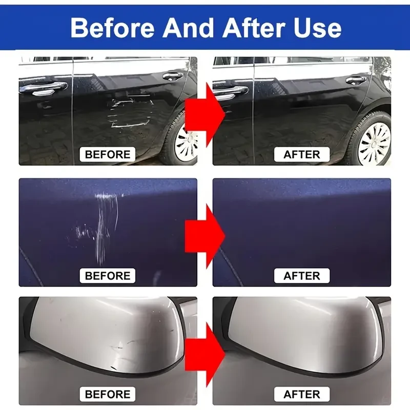 Herramientas para el cuidado de la pintura y el removedor de rayones del auto