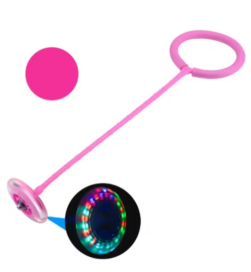 Pelota de salto con fuerza para niños, juguete deportivo al aire libre con luz LED, pelota de entrenamiento con reacción de fuerza de salto, juegos para padres e hijos.