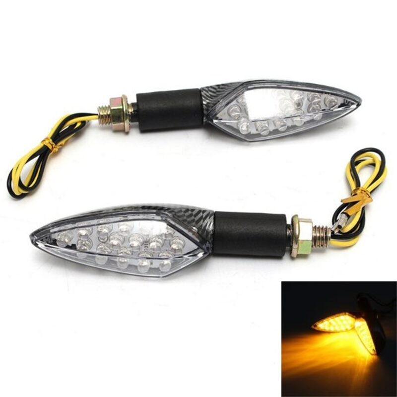 Luces de giro de motocicleta, indicadores, luces intermitentes, linternas