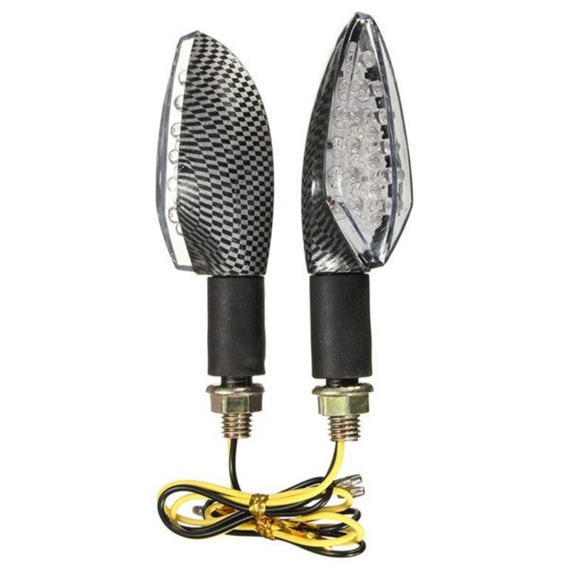 Luces de giro de motocicleta, indicadores, luces intermitentes, linternas
