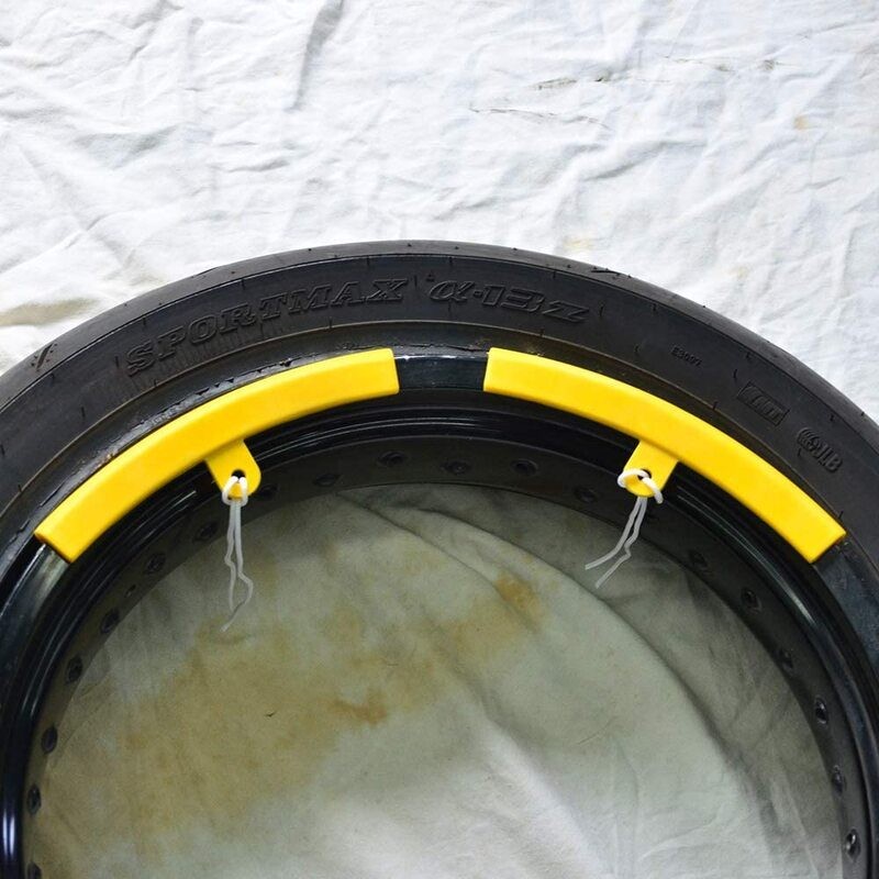 Herramienta de palanca para cambiar neumáticos de motocicleta, protector de llanta, válvula