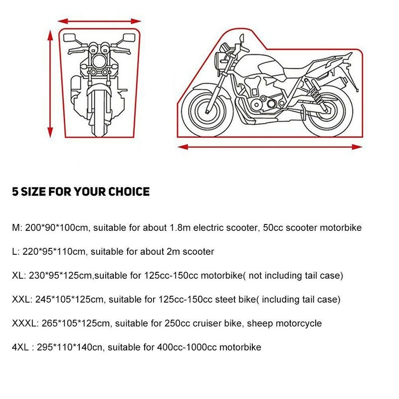 Funda para moto talla L