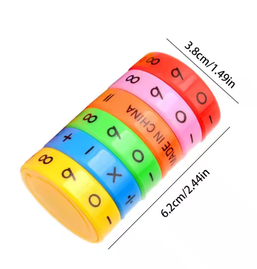 Juego de rompecabezas preescolar Montessori con números y símbolos, habilidades matemáticas, bloques magnéticos, herramientas educativas, gran regalo para niños.