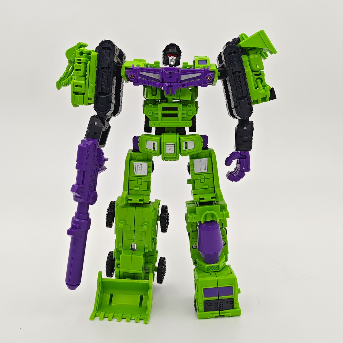 Figura de acción transformable 6 en 1 modelo MINI Devastator 21CM