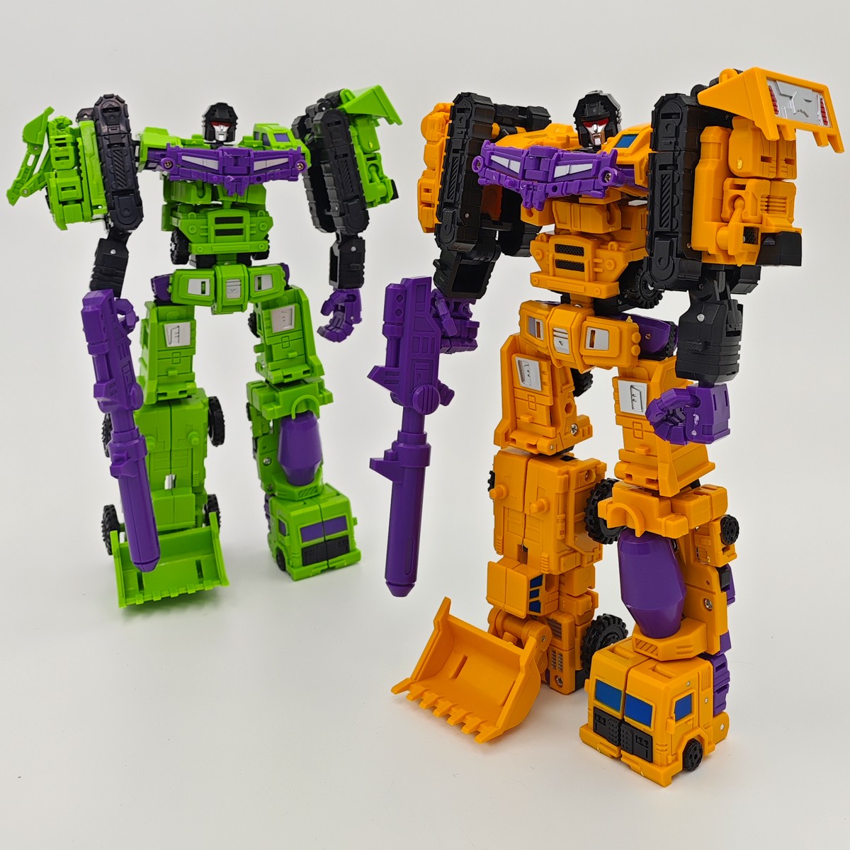 Figura de acción transformable 6 en 1 modelo MINI Devastator 21CM