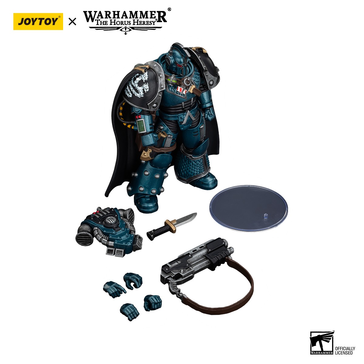 Figuras de acción JOYTOY Warhammer 30K 1/18 Modelo Cónsul Saboteador de la Legión Alfa