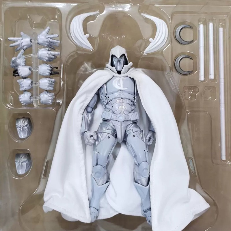Figura Moon Knight de 16cm Revoltech INCREÍBLE YAMAGUCHI Vengadores