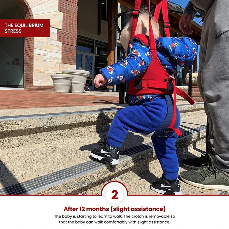Arnés para caminar para bebés, cinturón para andar, artículos para andar, bolso para caminar, ayudante de seguridad, correa para niños, cinturón para bebés y niños pequeños, asistente para caminar