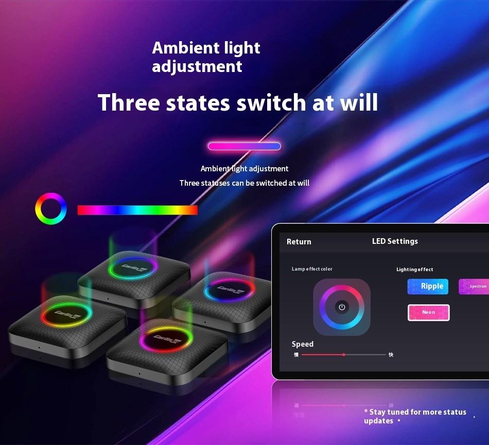 Caja de red inteligente para coche Carplay, original, con conexión inalámbrica a Qualcomm