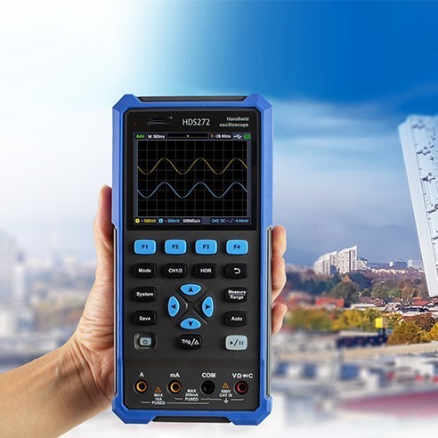 Osciloscopio portátil pequeño, tabla de ondas práctica, reparación de automóviles