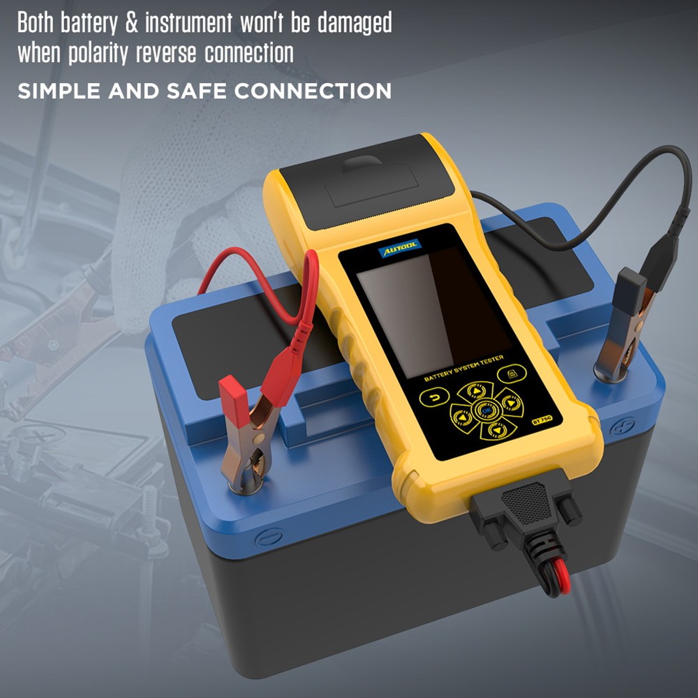 Probador de batería de vehículo 12V24V de alta precisión