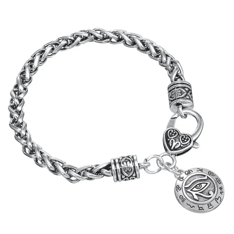 Pulsera con colgante de ojo de la serie religiosa