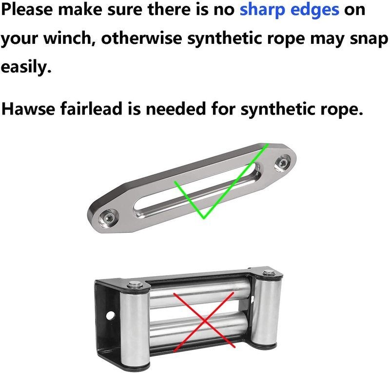 Cuerda de cabrestante roja de 6 mm x 15 m