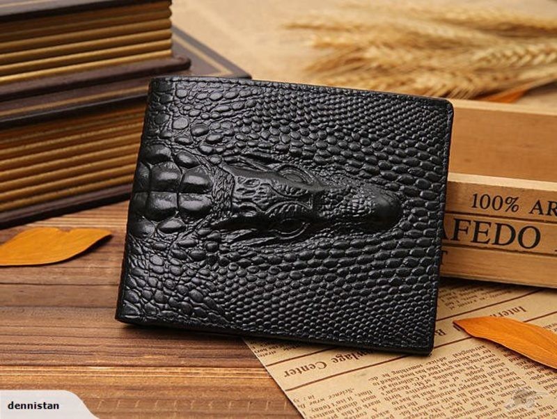 Cartera de cuero para hombre